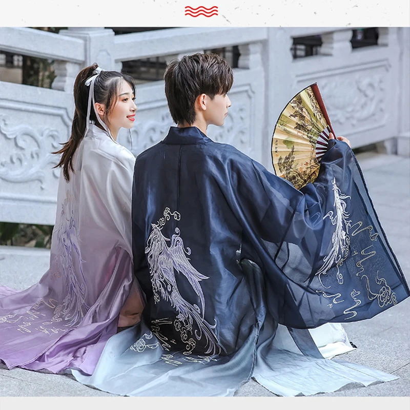 

Men Hanfu Chinese Traditional Tang Suit Tops Skirt Vest Japanese Samurai Cosplay Costume Kimono Hanfu Dress Yukata Robe Gown