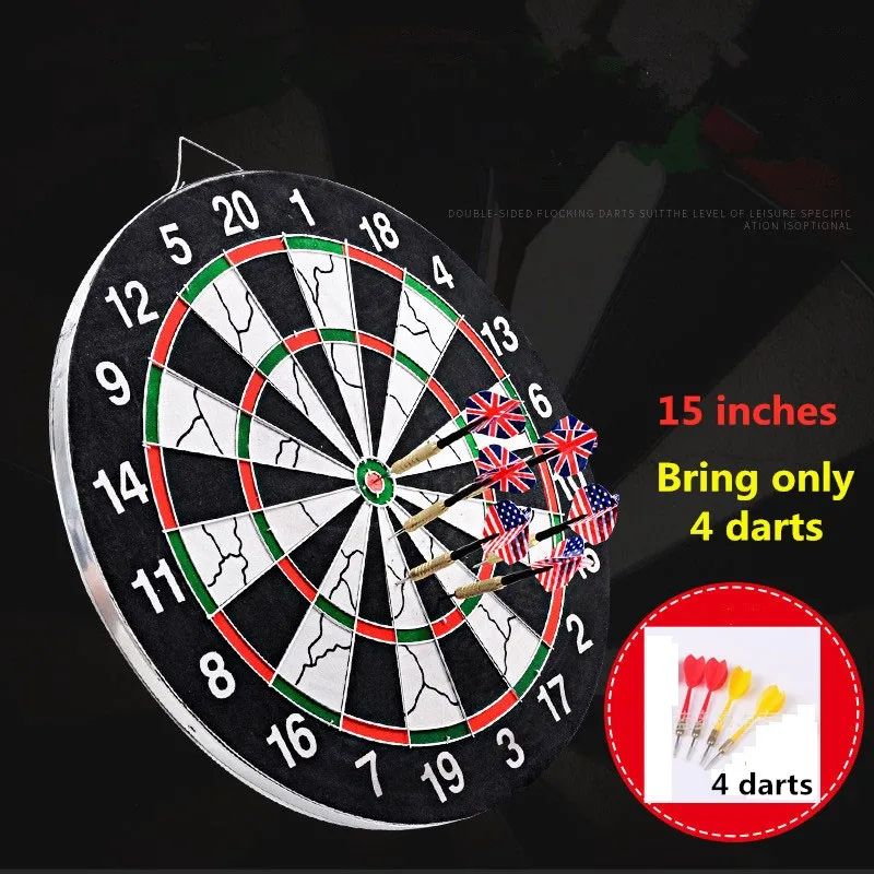 15 Дротика доска утолщение Флокирование двухсторонняя Дротика s мишень Дротика профессиональные аксессуары для игры в дартс крытый спорт - Цвет: 15
