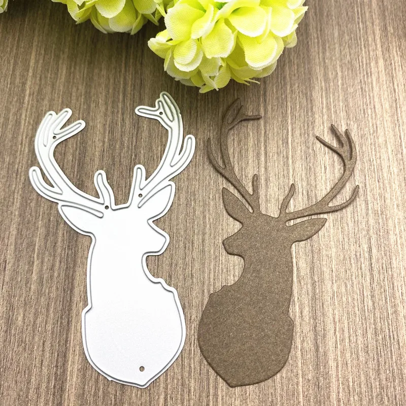 

Deer Horn Antlers Metal Cutting Die Scrapbooking Embossing Folder for Card Making Photo Album DIY Cutter Punch Knife