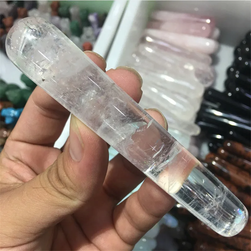 

Натуральный кварцевый белый Кристальный массаж для дома