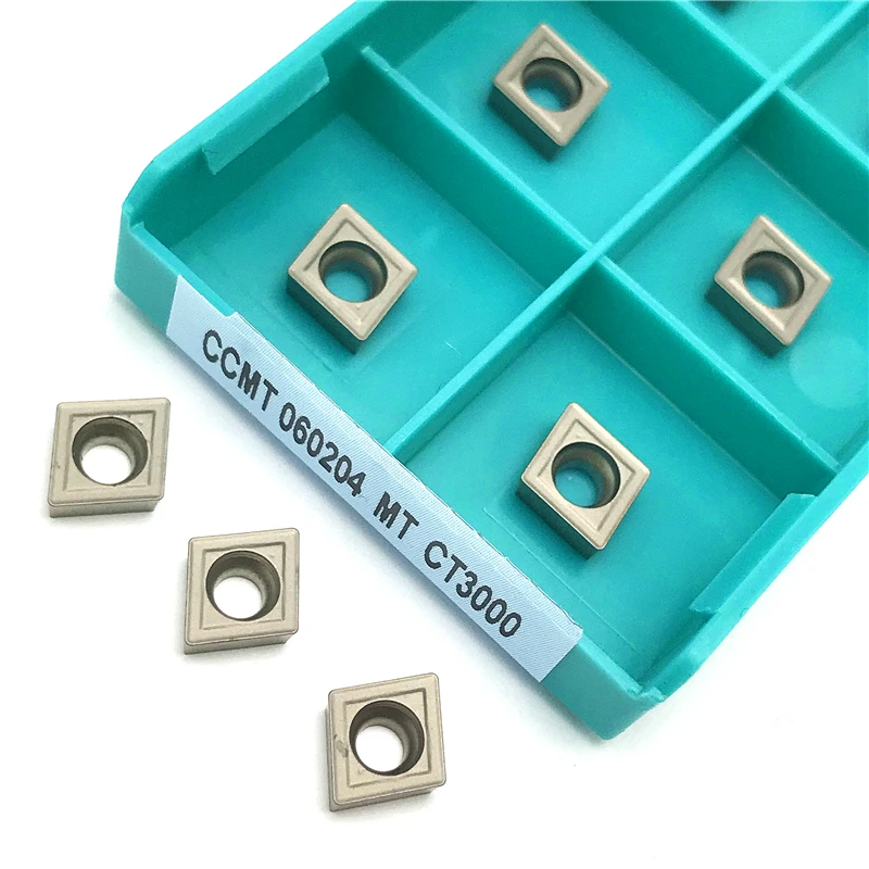 CCMT060204 FG CT3000 Cermet вставлять внутренние токарный инструмент CNC токарная вставка