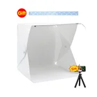 Маленький светодиодный складной светильник тбокс, портативный софтбокс для фотостудии, лайтбокс с яркостью для DSLR-камеры, настольной съемки