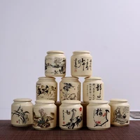 bone china ceramics tea caddies ceramic tea can chinese kung fu canister teaset accessories tea jar cans box home office teaware