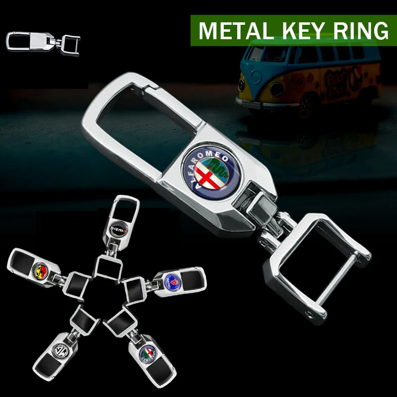 

1pcs Car Metal Keychain Creative Key Holder Keyring for Mini Coopers Clubman R55 R56 Countryman R60 Paceman R61 R50 R53 R57 etc