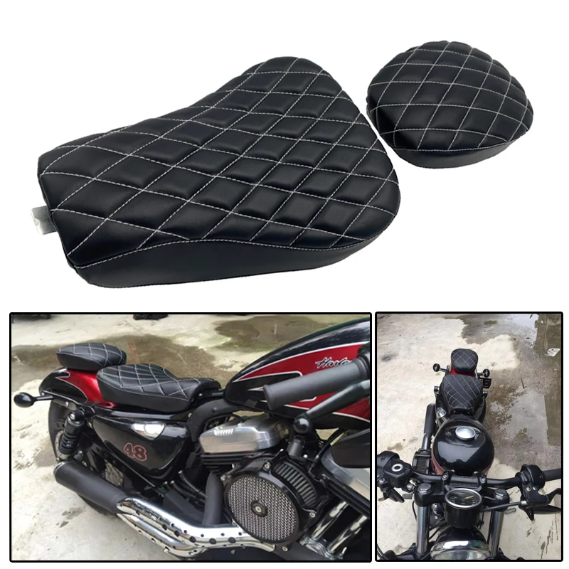 Новинка передняя подушка для мотоцикла и задняя сиденье путешествий Harley Sportster - Фото №1