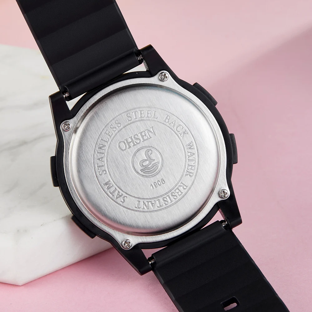 Модные спортивные женские цифровые часы reloj mujer водонепроницаемые электронные