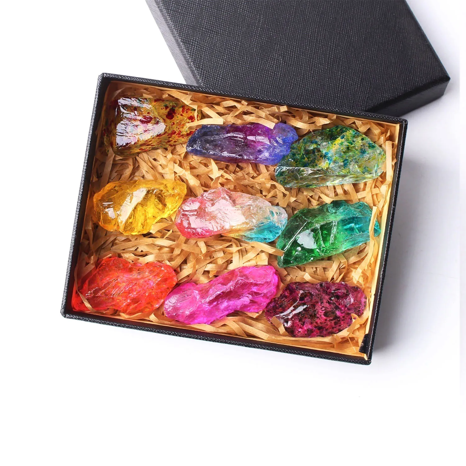 9 шт. кварцевые гальванические кристаллические камни|Камни| |