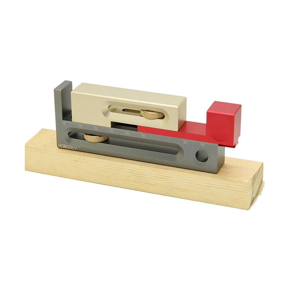 Saw Gap Adjuster Precision Wood Mortise and Tenon Cutting Notch Measuring Tool Multifunctional Woodworking Tool