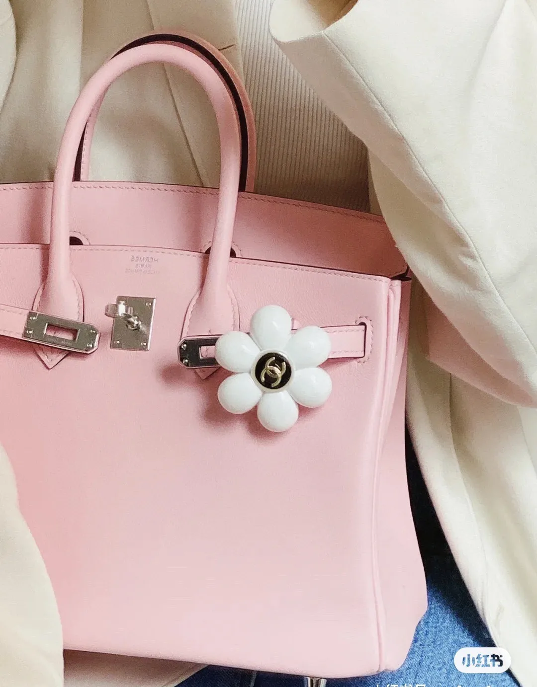 

HANDMADE Brand Handbag,25CM,Light Pink LUXURY PURSE,Design BAG,Swift leather, Wax line stitiching,by order only