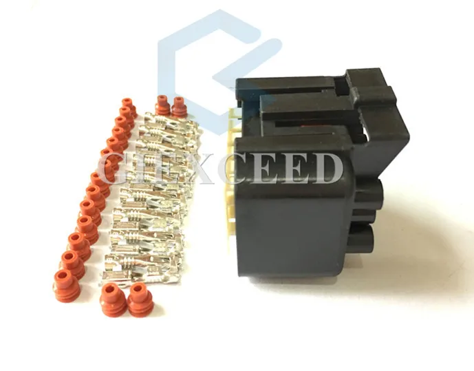 18 Pin 344106 1 344107 разъем Econoseal прямоугольный PCB Автомобильный ECU для