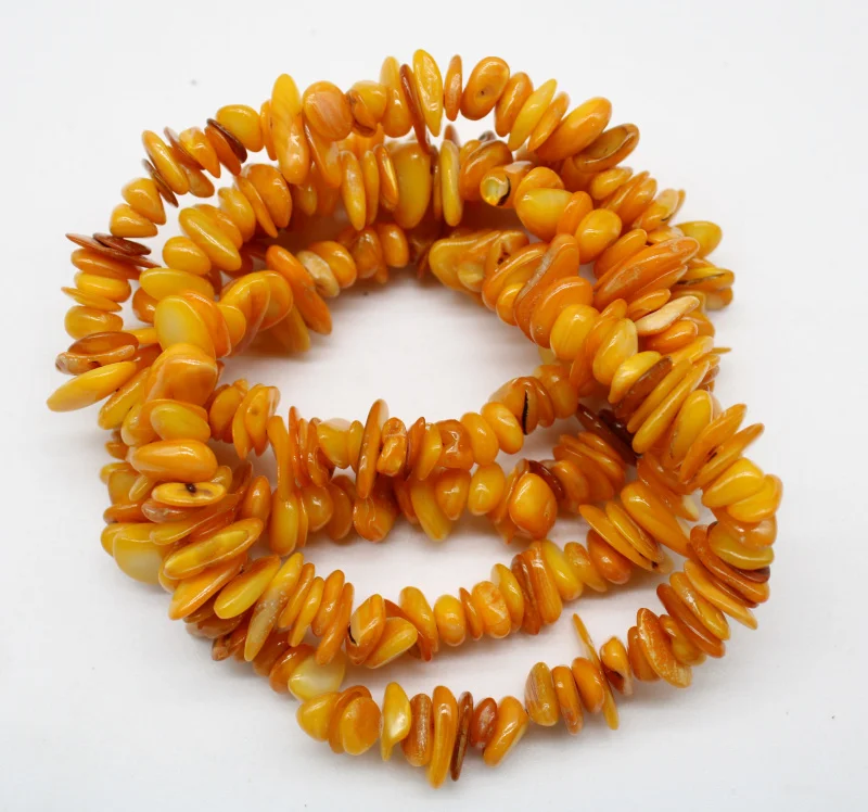 Оптовая продажа плоские бусы из ракушек для изготовления ювелирных изделий 5 8 мм