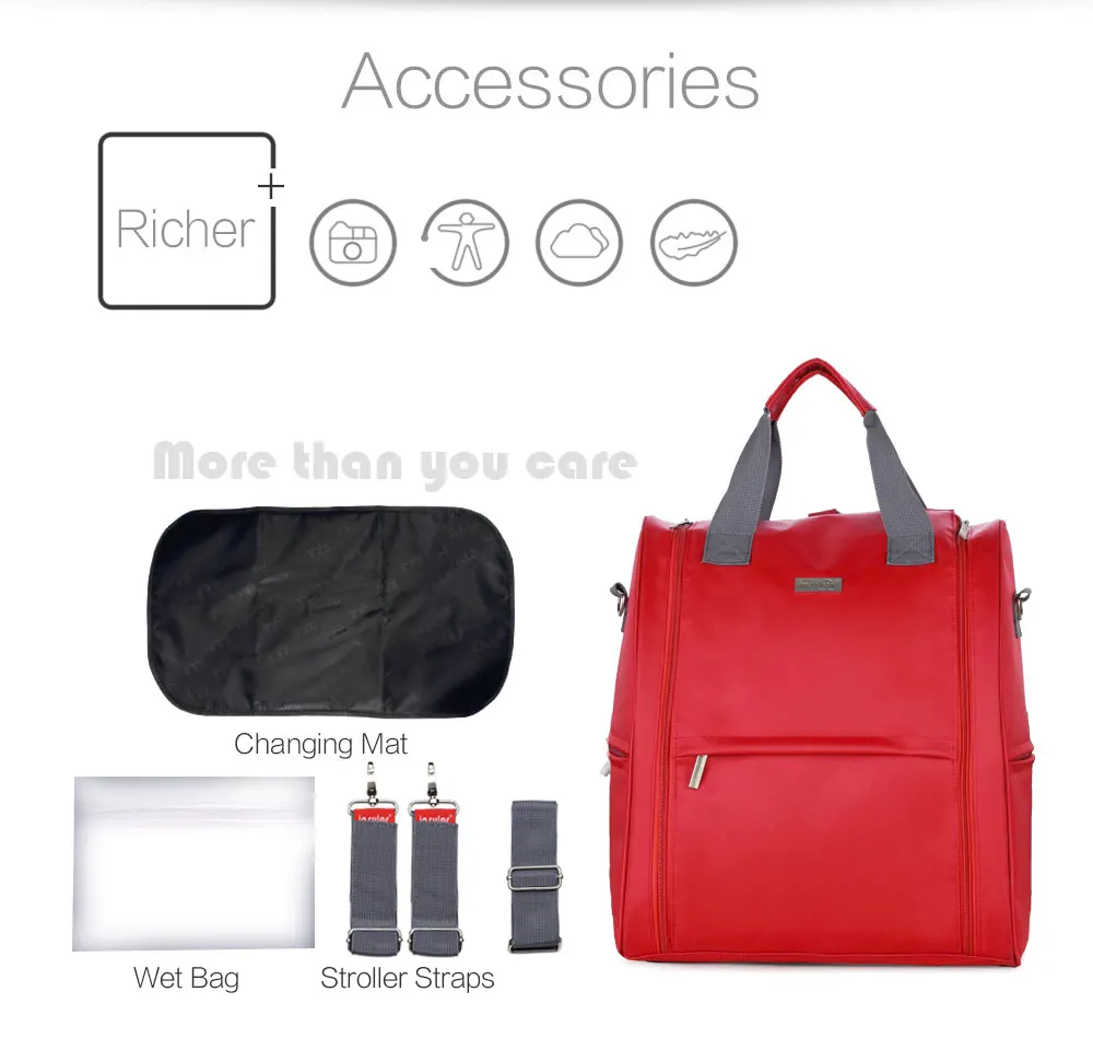 Вместительные сумки для подгузников рюкзак сумка мамы папы путешествий