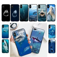 yndfcnb animal shark phone case for iphone 13 11 8 7 6 6s plus x xs max 5 5s se 2020 11 12pro max iphone xr case