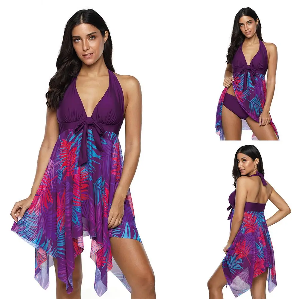 Женский купальник с пуш-апом сексуальный купальник-бикини размера плюс вечерние