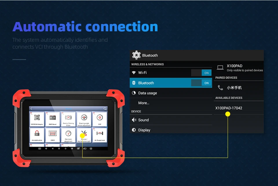 XTOOL X100 PAD та же функция, что и X300 X100 Pad Авто ключ программист с обновлением онлайн