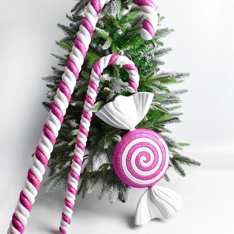 Рождественские украшения дизайн сцены подвесные аксессуары жесткая пластиковая