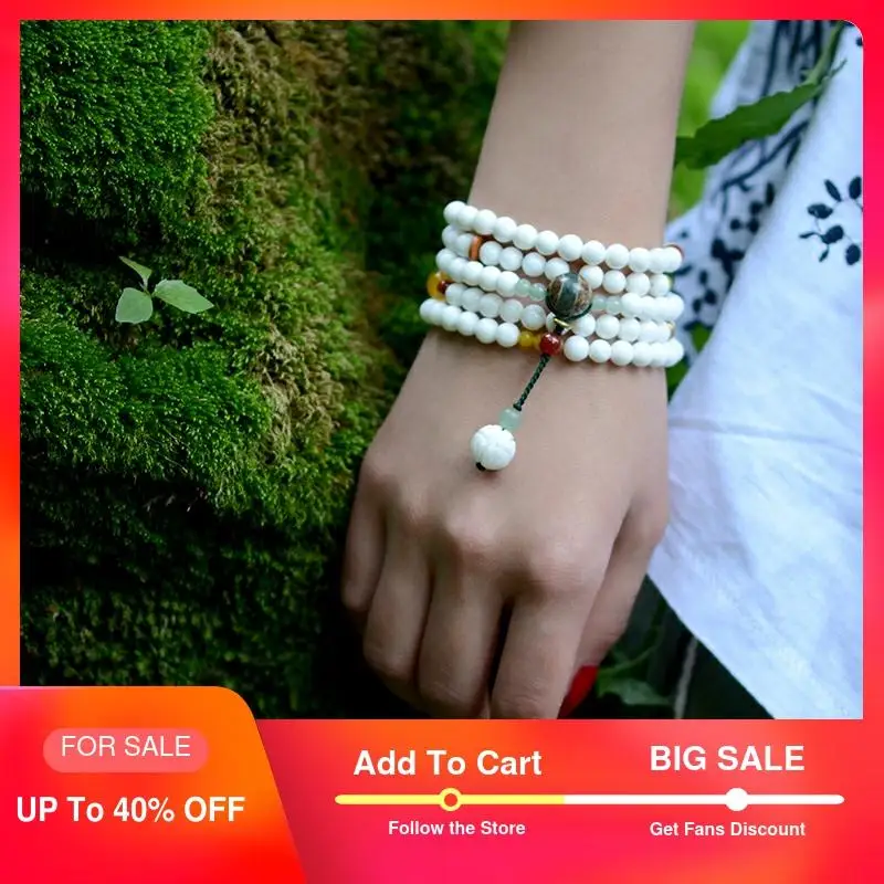 

white shell beaded bracelet for unisex long chian necklace style dzi bead charm aventurine red stone drop vintage jewelry 2018