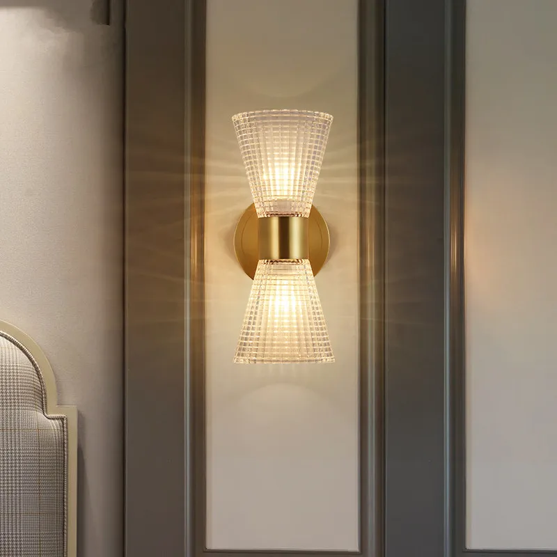 Латунный настенный светильник креативный роскошный фон для гостиной Декор