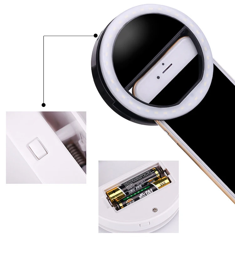 Светодиодный светильник для мобильного телефона с кольцом селфи артефакт