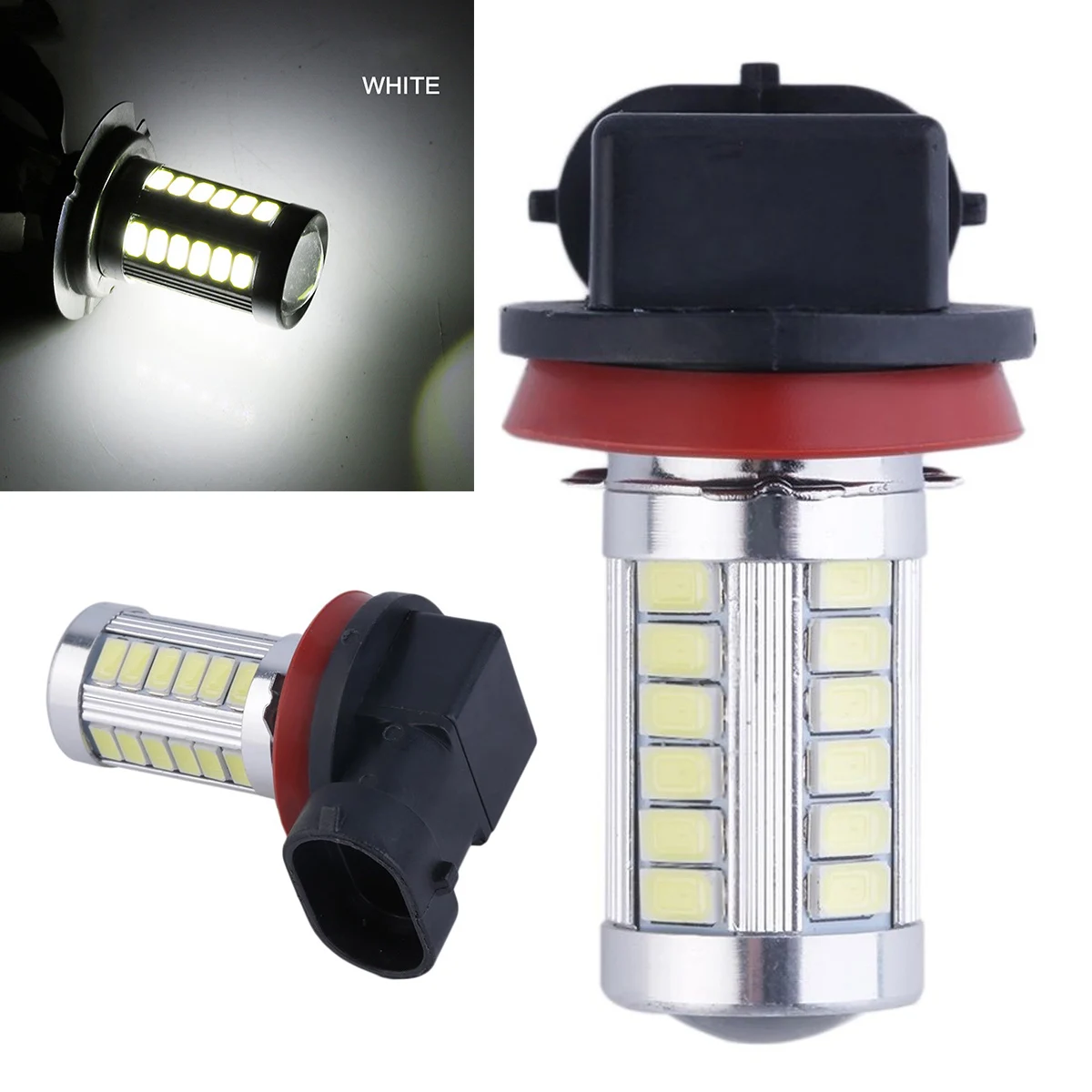 1 шт. H11 5630 33LED 33 SMD 12V 30W 800LM 6500K Высокое Яркость Противотуманные фары Дневные Фары