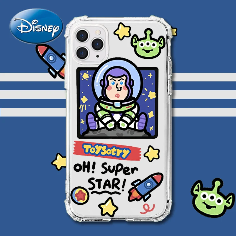 

Disney Phone Case for IPhone 7/8P/X/XR/XS/XSMAX/11/12Pro Buzz Lightyea Woody Phone Case Cover