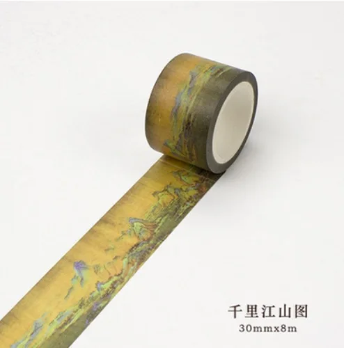 

1roller/8meters width:30mm Ancient paper tape painting DIY handbill decorative tape