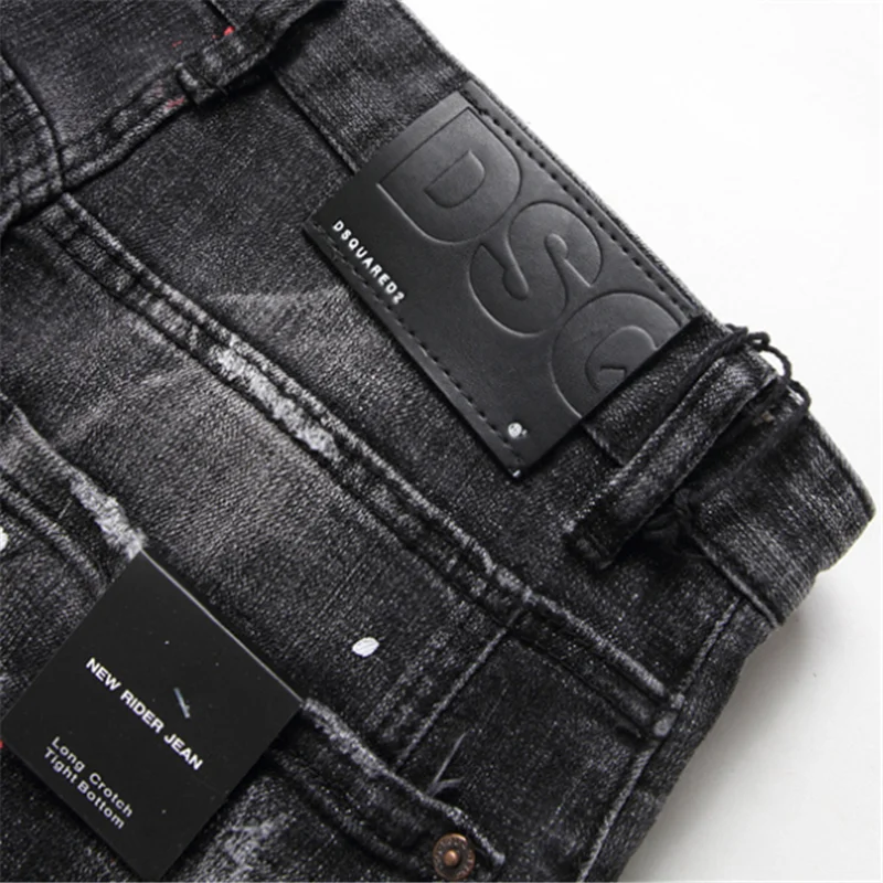 

2021 ss New WOMEN/men ripped jeans Dsquared2 jeans motorcycle Pants jacket men trousers DSQ2 Brand