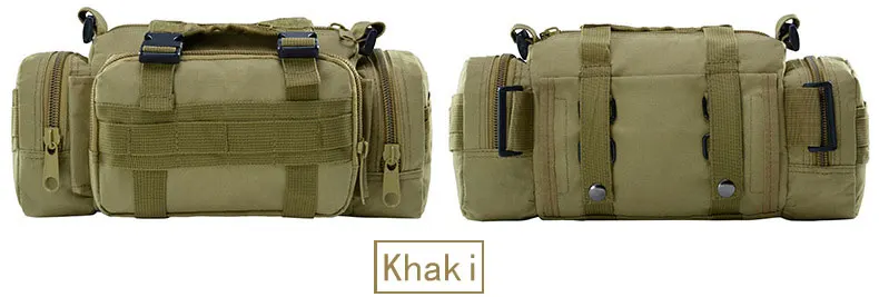 Molle Military Tactical Waist Bag Camping Traveling Hiking Climbing Nylon Shoulder Pack Pouch Outdoor Sports Hunting Gym Bag