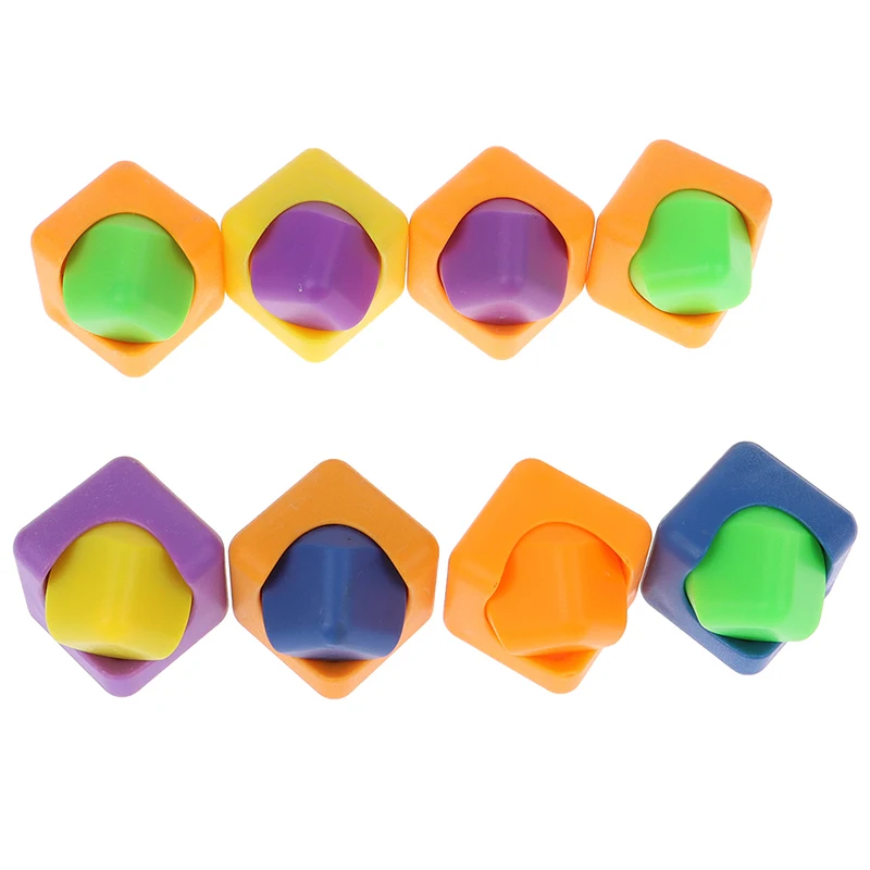 

1PC Plastic Color Magic Fidget Spinner Finger Relieve Stress Toys