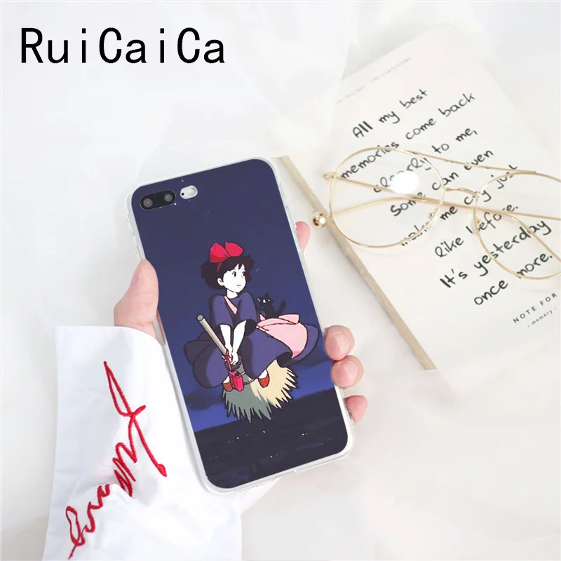 Studio Ghibli Kiki's Delivery Service Phone Case for iPhone X XS MAX 6 6s 7 7Plus 8 8Plus 5 5S SE 2020 XR image 6