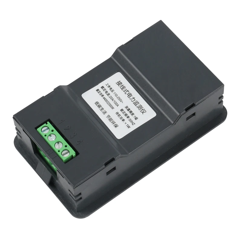 Многофункциональный цифровой измеритель мощности 6 в 1 с подсветкой Амперметр