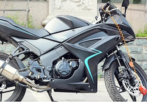 Велосипедный Противоугонный Шнур Блокировка пружинная сигнализация панель