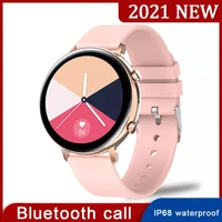 2021 new bluetooth call smart watch women bracelet ip68 waterproof heart rate ecg ppg monitor ladies smartwatch for android ios