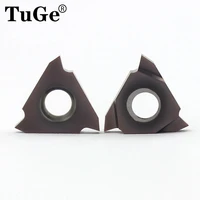 tuge lathe turning tools carbide inserts triangle cutting inserts blade tgf32r tgf32l for grooving 0 5mm 1mm 1 5mm 2mm 3mm