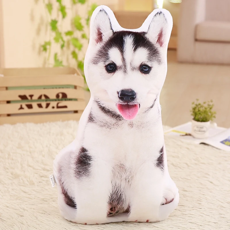 Precio Cojín De Peluche Personalizado Para Perro, Muñeco De Juguete De Felpa Con Animal, Gato, Almohada, Sofá, Coche, Decoración, Regalo De Cumpleaños Creativo