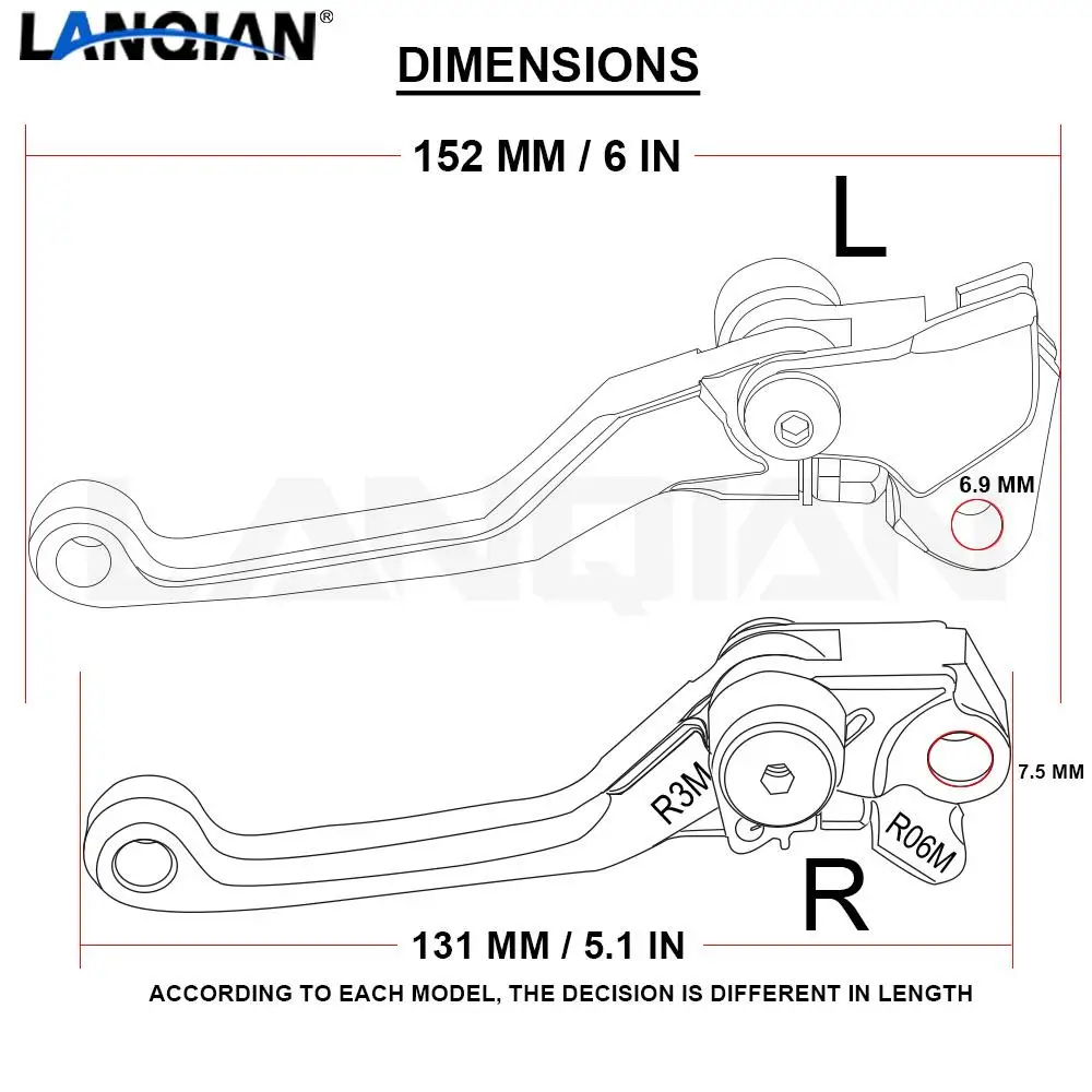 ЧПУ лазерная печать рычаги поворотного тормоза мотоцикла для YAMAHA WR450F 2001 -2015 WR 450F