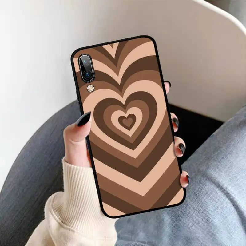 heart circle phone case for oppo a9 a7 a3s a1k f5 reno 2 z realme 6 5 pro c3 vivo y91c y51 y31 y19 y17 y11 v17 free global shipping
