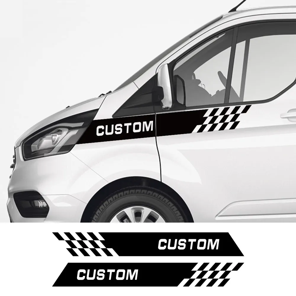 Наклейки на автомобиль 2 шт./лот виниловые наклейки для Ford Transit Tourneo MK7 MK8|Наклейки