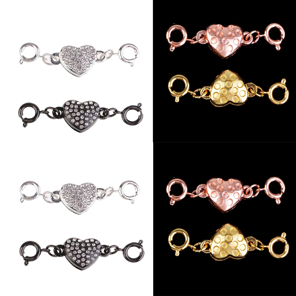 8 наборов магнитных застежек-коннекторов для ювелирных изделий ожерелий