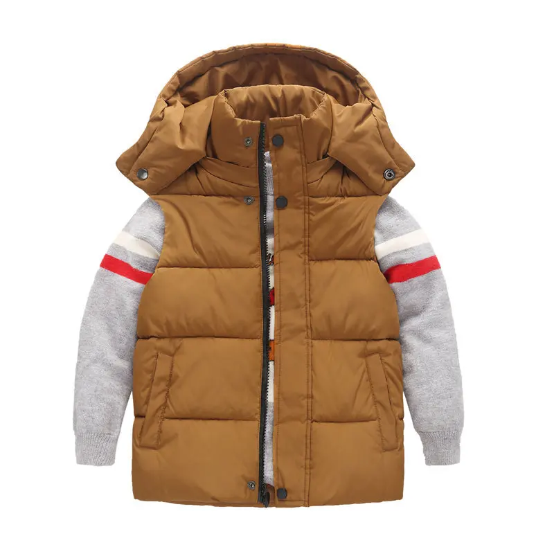 

OLEKID 2021 Autumn Winter Warm Cotton Children Vest Kids Boys Sleeveless Jacket 3-12 Years Teenager Girls Coat Boy Waistcoat