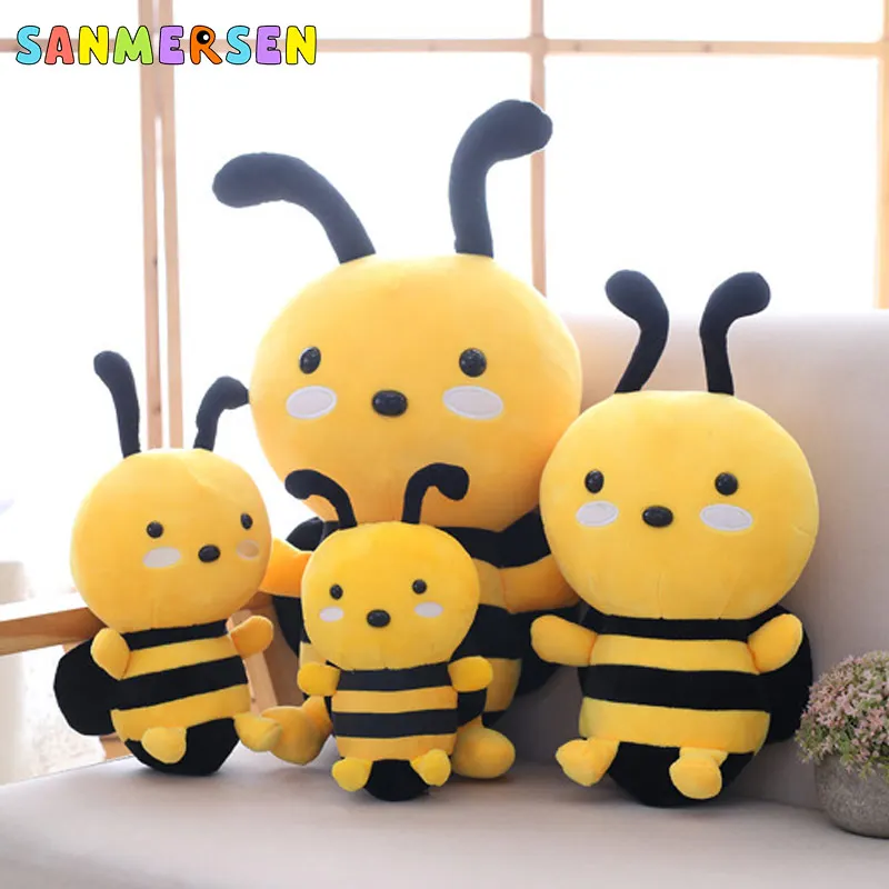 Kawaii Bee Детская плюшевая кукла игрушки животные пчела куклы мягкая фигурка для