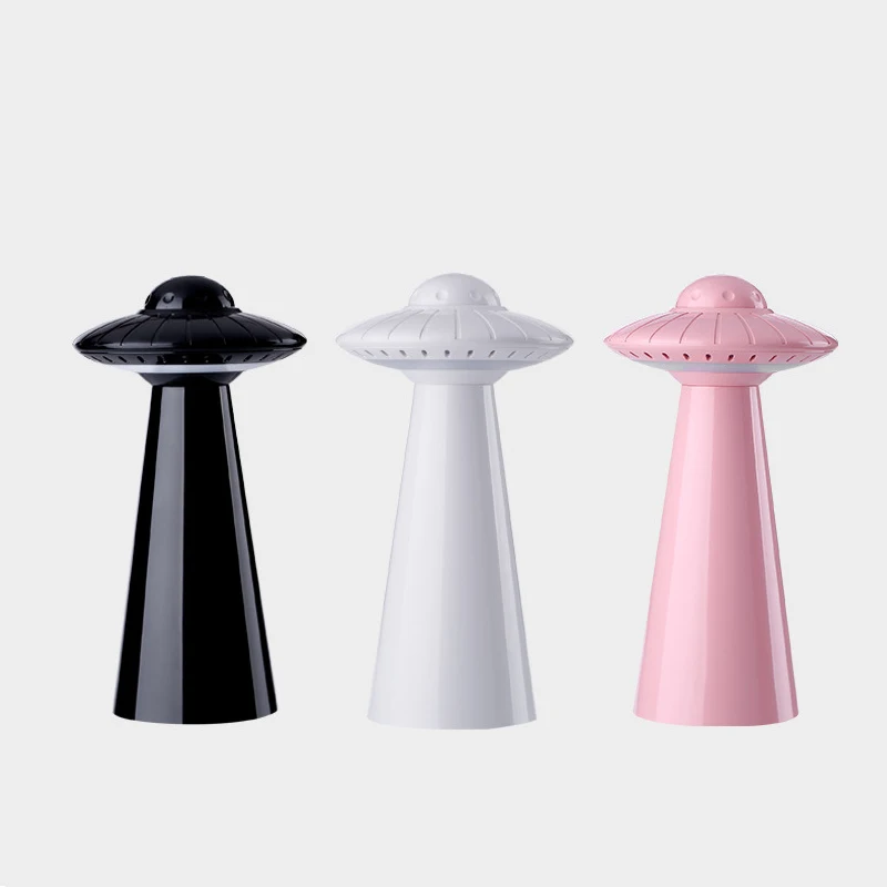 

Night Light LED UFO Creative Cute Shape Rechargeable Table Lamp Bedroom Stepless Gear Shift Decorative Ambient Light Bar Lamp