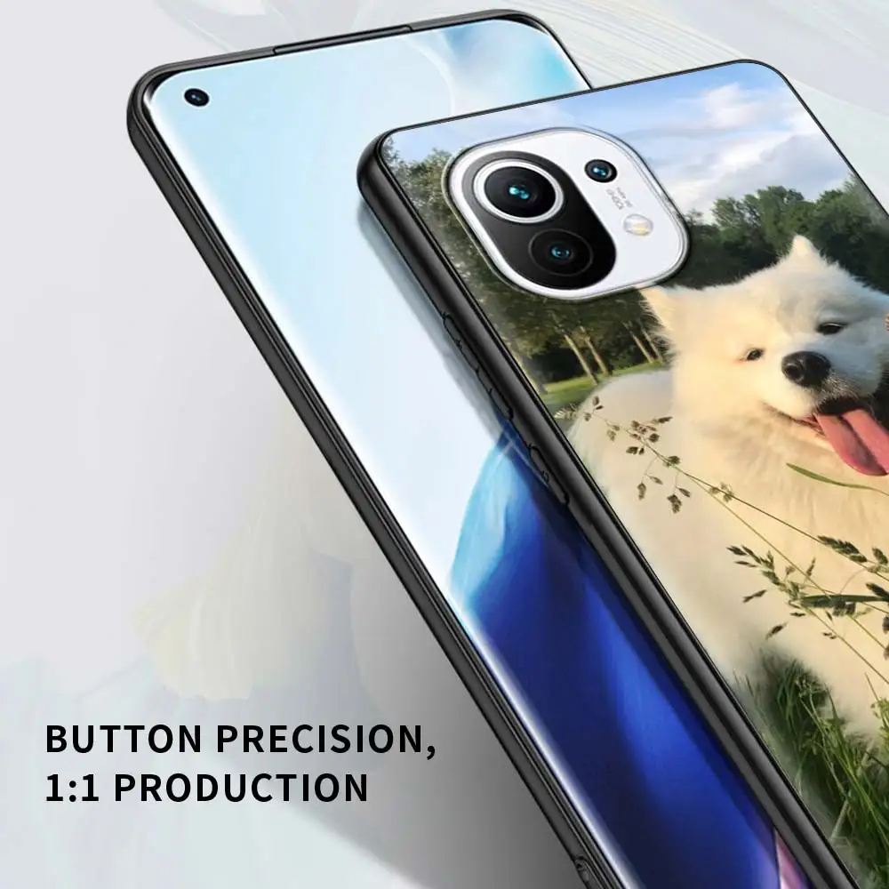 

Animal Dog Samoyed Case For Xiaomi Mi Poco X3 NFC 10T Pro 5G M3 11 Note 10 Lite 9T 9 Soft Shell Phone Cover 9SE A2 10S CC9 Sac