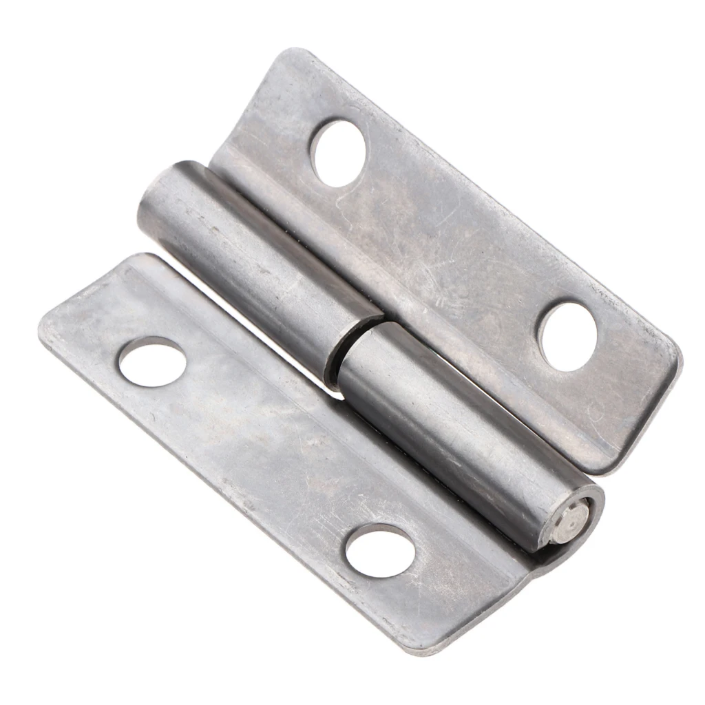 

Right -2 Inch Metal Foldable Retro Butt Hinge Silver Tone Middle Retro Butt Hinges for Long Door