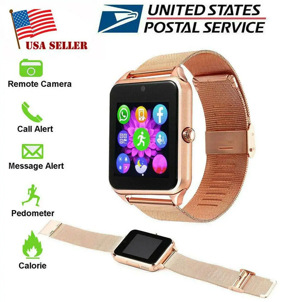 Bluetooth Smartwatch часы телефон для женщин и мужчин Смарт Удаленная камера Samsung Galaxy Note 10 9