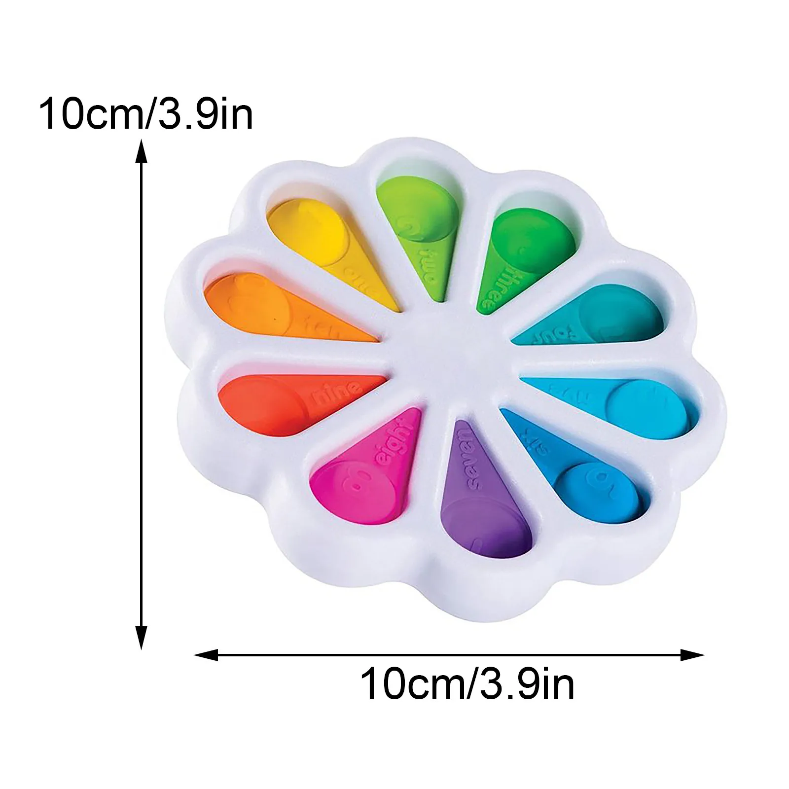 

Decompression toys, pressing toys, color recognition toys for children, 10CM toys, children's relief hand toys, easy to use C1