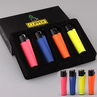 creative nylon explosion proof inflatable flint lighter packed in iron box