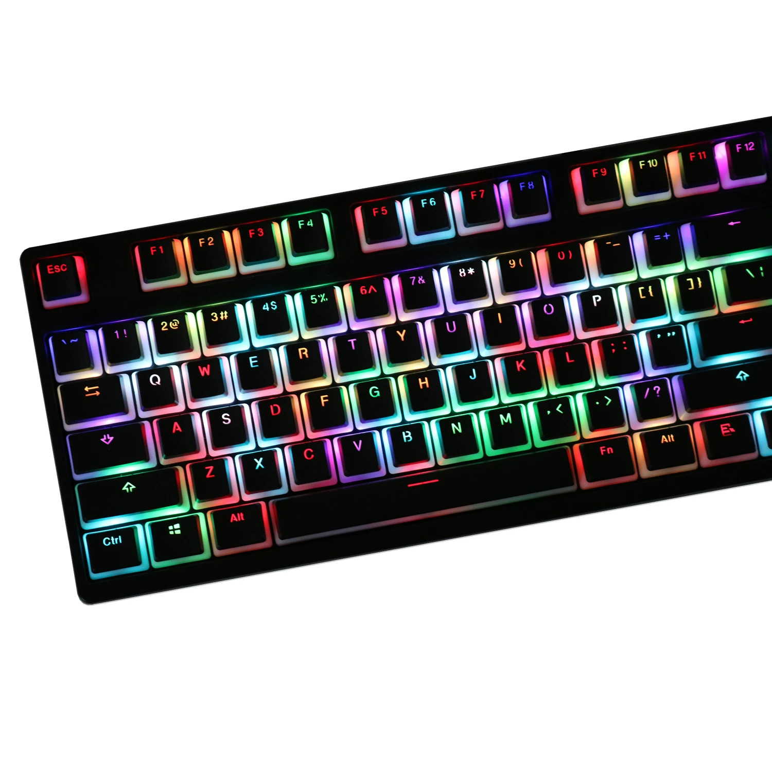108 клавишей/комплект PBT Pudding Keycap с подсветкой механическая клавиатура Чехлы для клавиш filco Ikbc Ducky nopoo Varmilo OEM профиль