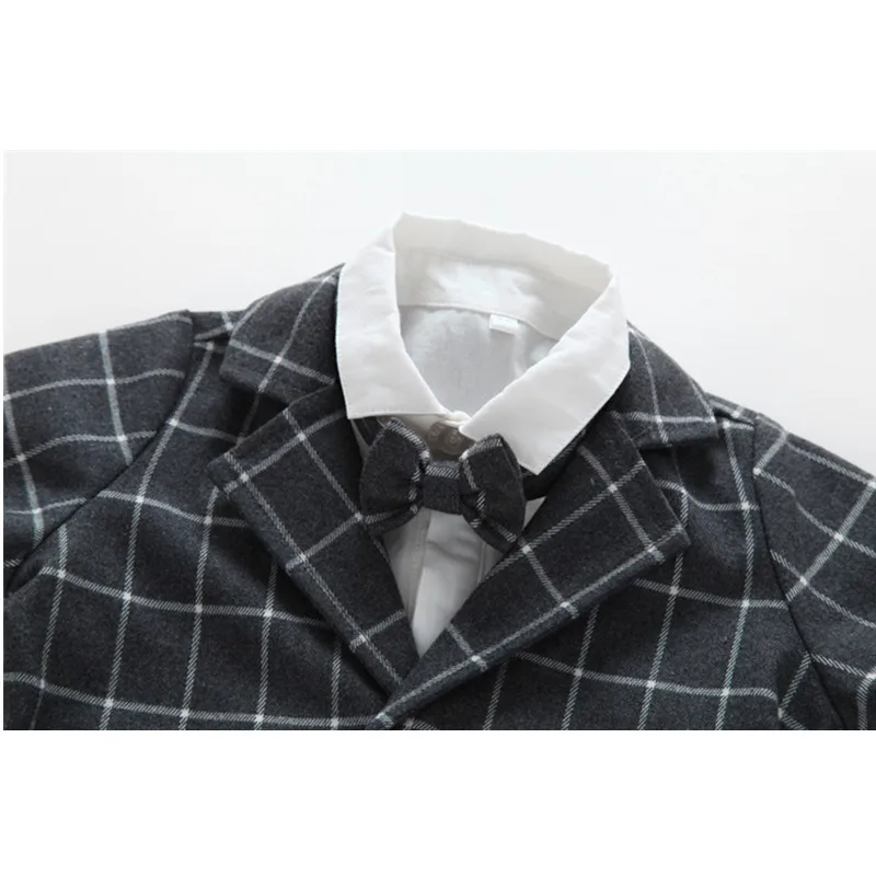 Bunvel/комплекты осенней одежды для новорожденных мальчиков осенне-зимнее пальто в