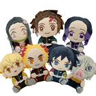20 см японское аниме рассекающее демонов Tomioka Giyu Kamado Tanjirou Kamado Nezuko Agatsuma Zenitsu плюшевые игрушки куклы детские подарки